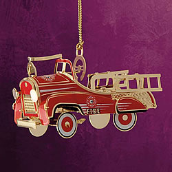 Pedal Fire Truck Ornament Pedal Fire Truck Ornament