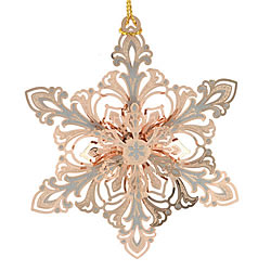 Gleaming Snowflake Ornament Gleaming Snowflake Ornament