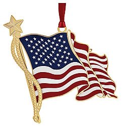 American Flag Ornament American Flag Ornament