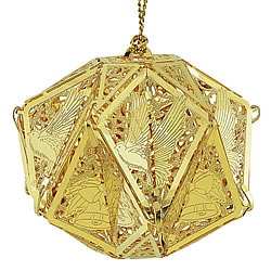 Peaceful Christmas Ornament 3-D Peaceful Christmas Ornament 3-D