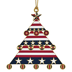 Americana Christmas Tree Ornament Americana Christmas Tree Ornament