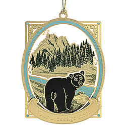 Black Bear Ornament Black Bear Ornament