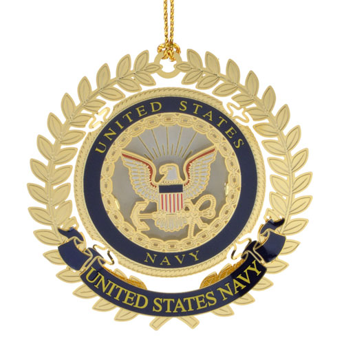 United States Navy Logo Ornament - Click Image to Close