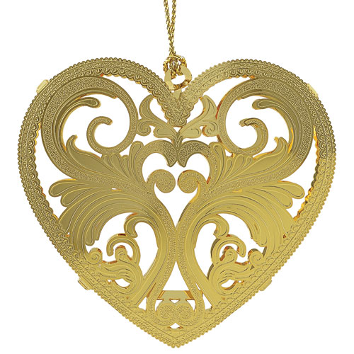 Filigree Heart Ornament - Click Image to Close