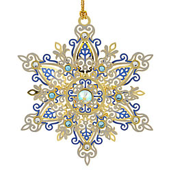 Shimmering Snowflake Ornament Shimmering Snowflake Ornament