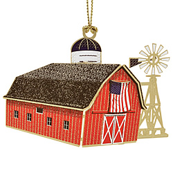 Americana Barn Ornament Americana Barn Ornament