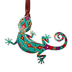 Desert Gecko Ornament 3-D Desert Gecko Ornament 3-D