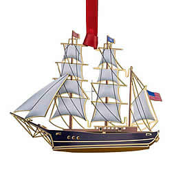 Tall Ship Ornament 3-D Tall Ship Ornament 3-D