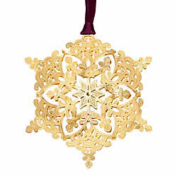 Royal Snowflake Ornament 3-D Royal Snowflake Ornament 3-D