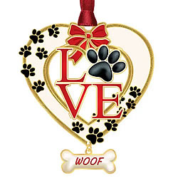 Dog Love Ornament Dog Love Ornament
