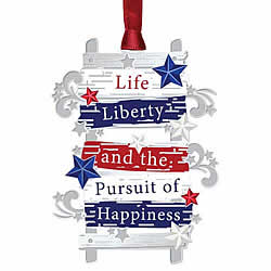 Life Liberty Ladder Ornament