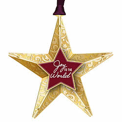 Joy To The World Star Ornament