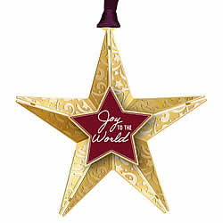 Joy To The World Star Ornament Joy To The World Star Ornament