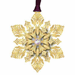 Glistening Snowflake Ornament Glistening Snowflake Ornament