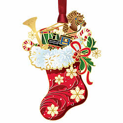 Classic Christmas Stocking Ornament Classic Christmas Stocking Ornament