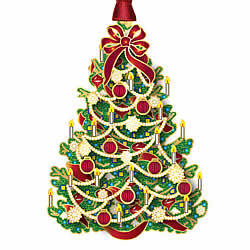 Festive Christmas Tree Ornament Festive Christmas Tree Ornament