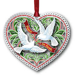 Peace Doves Ornament