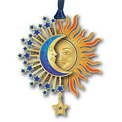 Sun & Moon Cresent Ornament Sun & Moon Cresent Ornament