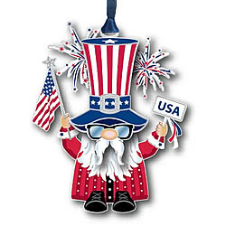 Patriotic Gnome Ornament Patriotic Gnome Ornament