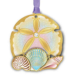 Sand Dollar Collage Ornament Sand Dollar Collage Ornament