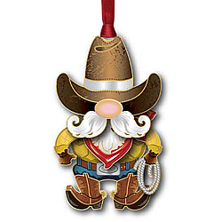 Cowboy Gnome Ornament Cowboy Gnome Ornament
