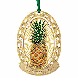 Pineapple Greeting Ornament Pineapple Greeting Ornament