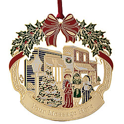 Our Holiday Town Ornament