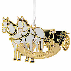 Horse Drawn Carriage Ornament Horse Drawn Carriage Ornament