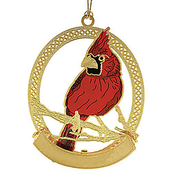 Cardinal Ornament (Single)