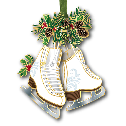 Ice Skates Ornament - Click Image to Close