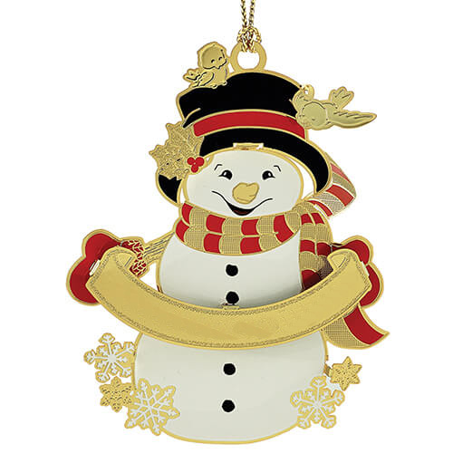 Classic Snowman Ornament (Single) - Click Image to Close